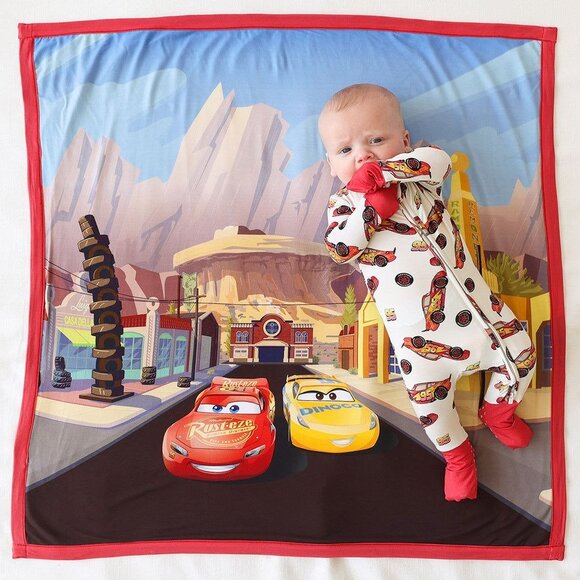 NWT Posh Peanut Disney Pixar Lightning McQueen & Cars Luxette Patoo - Picture 1 of 7